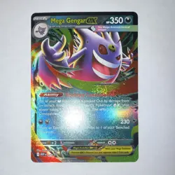 Pokemon Mega Gengar EX Double Rare Holo Me02 Phantasmal Flames 056/094 HP350 - Image 1