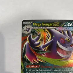 Pokemon Mega Gengar EX Double Rare Holo Me02 Phantasmal Flames 056/094 HP350 - Image 4