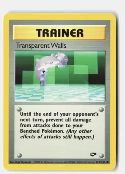 Transparent Walls 125/132 Gym Challenge Pokemon Unlimited LP Keiji Kinebuchi - Image 1
