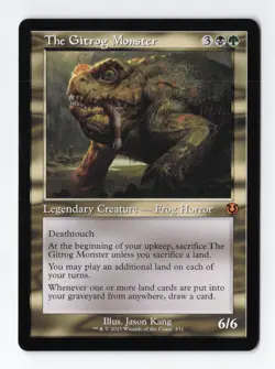 The Gitrog Monster Retro Frame Regular Mythic Innistrad Remastered MTG Card NM - Image 1