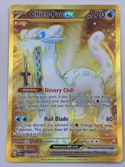Chien-Pao ex 274/193 Pokemon TCG Scarlet & Violet Paldea Evolved Hyper Rare SV02 - Image 1
