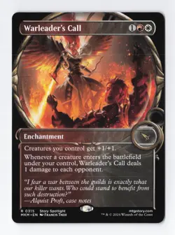 Warleader's Call Showcase Regular Rare Murders at Karlov Manor MTG Card NM - Image 1