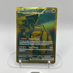 Pokemon TCG - Ting-Lu 244/091 Paldean Fates - Gold Hyper Rare Holo - NM - Image 2