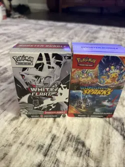 Pokemon TCG S&V Surging Sparks AND White Flare Booster Bundles - Image 4