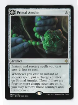 Primal Amulet Regular R Ixalan MTG Magic the Gathering Card NM - Image 1
