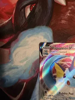 Vaporeon VMAX 030/203 Pokemon Evolving Skies Sword & Shield Ultra Rare NM - Image 2