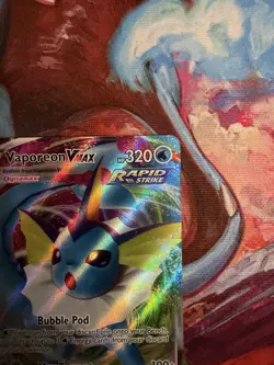 Vaporeon VMAX 030/203 Pokemon Evolving Skies Sword & Shield Ultra Rare NM - Image 3