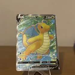 Dragonite V (Full Art) 076/078 Pokemon GO Holo 2022 - Image 1