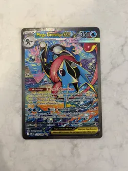 Mega Greninja EX 116/086 Crimson Invasion Ultra Rare Full Art Holo Pokemon TCG - Image 1