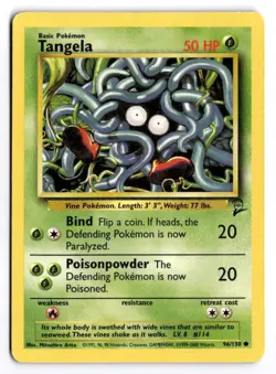 Pokemon Base Set 2 Tangela 96/130 Common - Image 1