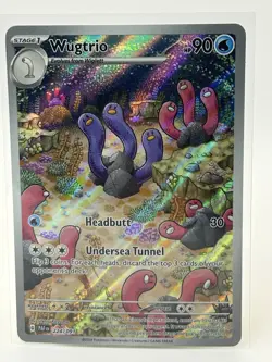 The Pokemon Company Wugtrio SV: Paldean Fates 224/091 Stage 1 90 HP Holo ENG IR - Image 1