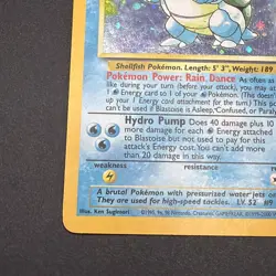 2000 Pokemon TCG Base Set 2 Blastoise 2/130 Holo Rare - Image 5