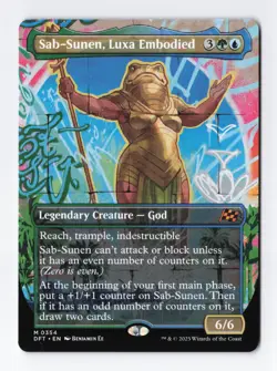Sab-Sunen, Luxa Embodied Borderless Regular Mythic Aetherdrift MTG Card NM - Image 1