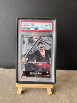 One Piece Roronoa Zoro 25th Anniversary Collection Leader, PSA 10, English - Image 1