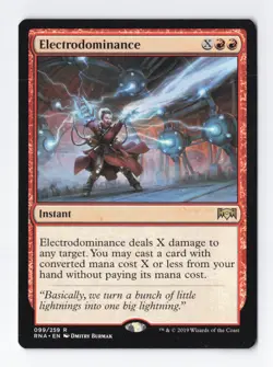 Electrodominance Regular Rare Ravnica Allegiance MTG Magic the Gathering Card NM - Image 1