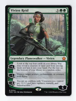 Vivien Reid Regular Mythic Foundations MTG Card NM - Image 1