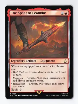 The Spear of Leonidas Regular Rare Universes Beyond Assassins Creed MTG Card - Image 1