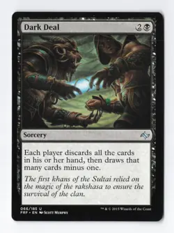 Dark Deal Uncommon Fate Reforged MTG Magic the Gathering Card NM - Image 1
