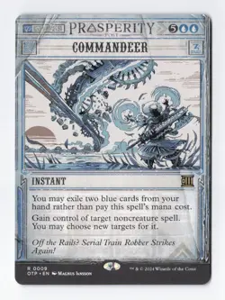Commandeer Regular Rare Outlaws of Thunder Junction MTG Card NM - Image 1