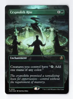 Cryptolith Rite Borderless Foil Rare Innistrad Remastered MTG Card NM - Image 1