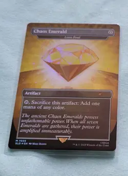 Chaos Emerald (Lotus Petal) Yellow 7035 Secret Lair Drop Sonic Bonus MTG NM - Image 1
