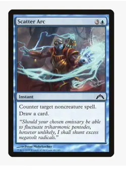 MTG Scatter Arc #48 Gatecrash (GTC) Near Mint NM Magic Card In Protective Sleeve - Image 1