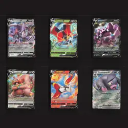 Pokemon Ultra Rare V & ex Holo Lot Collection Variety Bundle SWSH SV 6 Cards - Image 1