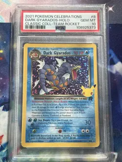 DARK GYRADOS CELEBRATIONS 2021 POKEMON SWORD & SHIELD CLASSIC COLLECTION PSA 10 - Image 1