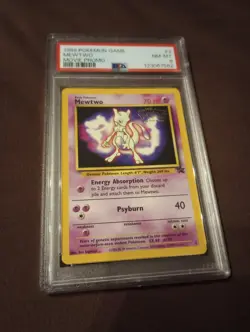 Pokemon Mewtwo #3 the First Movie Black Star Promo PSA 8 - Image 1