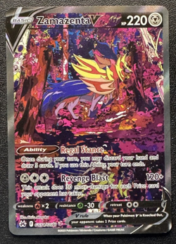 Zamazenta V Full Art GG54/GG70 Crown Zenith Galarian Gallery Pokemon 2023 - Image 1