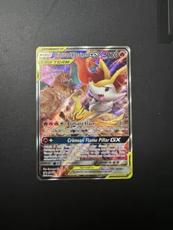 Charizard & Braixen GX SM230 Promo Pokemon Sun & Moon Tag Team - Image 1