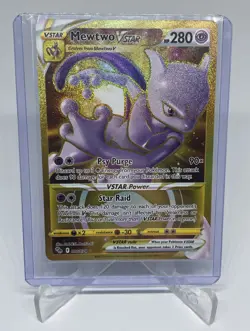 Mewtwo VSTAR #086/078 (2022) - Pokemon GO - Gold Secret Rare - MINT - Image 5