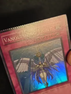 *Misprint* Yugioh Vanquishing Light LODT-EN089 Super Rare Original Print Crimped - Image 2