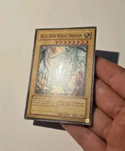 Yugioh Blue-Eyes White Dragon SKE-001 Super Rare 1st Edition MP - Image 3