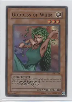 Goddess of Whim YuGiOh McDonald's Promotional Series 1 #MP1-003 2002 READ - Image 1
