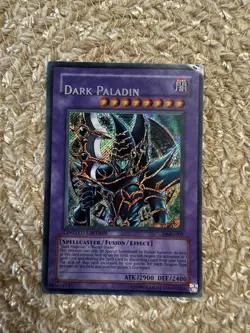 Yugioh Dark Paladin Misprint Lowered Name Secret Rare Limited Edition DMG-001 - Image 3