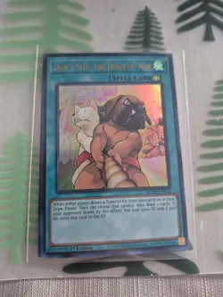 YuGiOh! Don't Slip, The Dogs of War 1st Edition BLMR-EN010 Ultra Rare X2 - Image 1