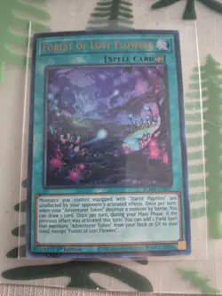 YuGiOh! Forest of Lost Flowers 1st Edition BLMR-EN097 Ultra Rare foil - MN - Image 1