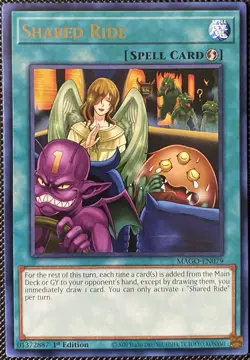 Shared Ride MAGO-EN079 Maximum Gold 1st Edition - Yugioh Card - Image 1