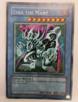 Zera The Mant Secret Rare Yugioh TCG PP01 EN011 Yu-Gi-Oh! - Image 1
