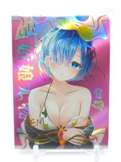 Goddess Story - Anime Waifu Trading Card - Rem - Image 1