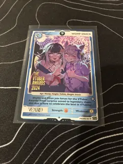 Gamer Supps x VCard Vtuber Awards 2024 Promo Card 001 - Womp Snack - Image 1