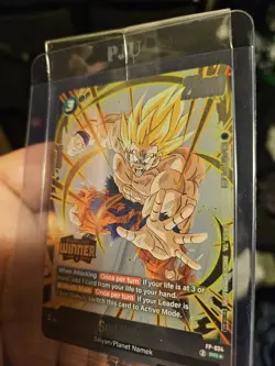 Son Goku FP-034 Release Event Winner Tournament Promo Dragon Ball Card Fusion W - Image 1