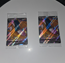 2x Charizard V SWSH050 Black Star Promo NM/M - Pokemon Card (sealed) 2x bundle - Image 2