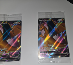2x Charizard V SWSH050 Black Star Promo NM/M - Pokemon Card (sealed) 2x bundle - Image 5