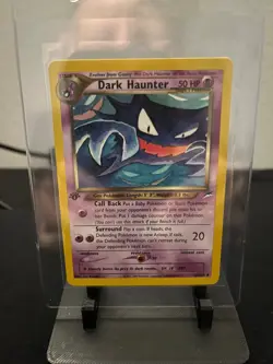 Pokemon Card Dark Haunter Neo Destiny 1st Edition Uncommon 36/105 Near Mint - Image 1