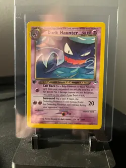 Pokemon Card Dark Haunter Neo Destiny 1st Edition Uncommon 36/105 Near Mint - Image 2