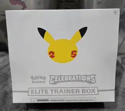 Pokemon TCG Celebrations Elite Trainer Box 25th Anniversary ETB Sealed NEW 820650809439 - Image 1