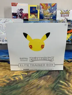 Pokemon TCG Celebrations Elite Trainer Box 25th Anniversary English Sealed New - Image 1