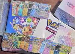 Prismatic Evolutions: 260 Holo, 1100 Non-holo, Eevee Binder, ETB Box… Pokemon! - Image 1